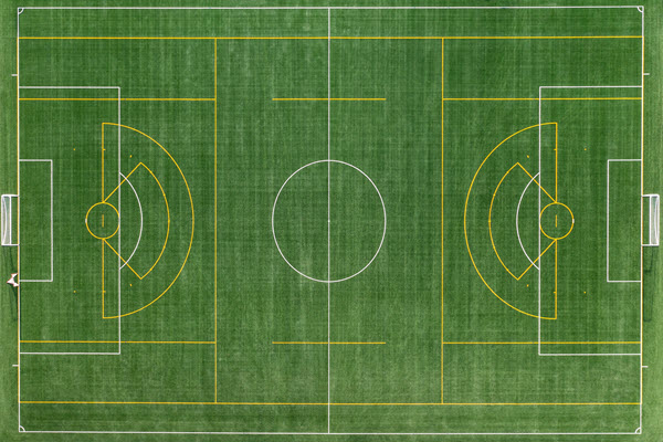 Multi-purpose artificial turf field. 